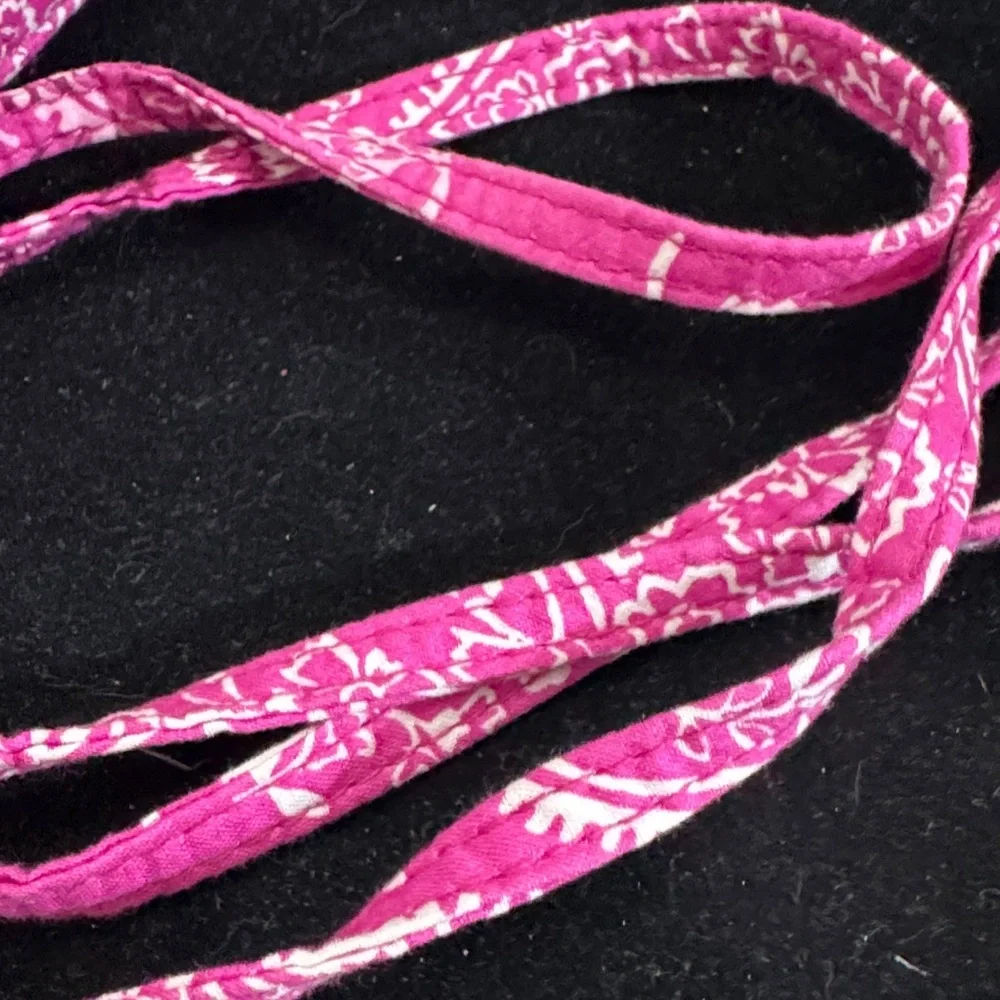 Vera Bradley Petite Crossbody Stamped Paisley Wallet